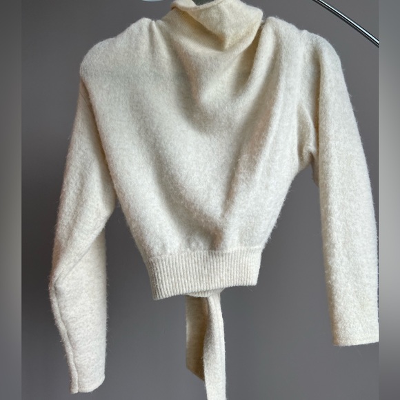 DISCONTINUED! Aritzia Wilfred Lorin Sweater in Oak XXS - Picture 3 of 5